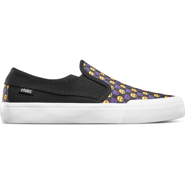 Etnies LANGSTON Sneakers Dames Zwart/Geel/Paars BE-STMBCY